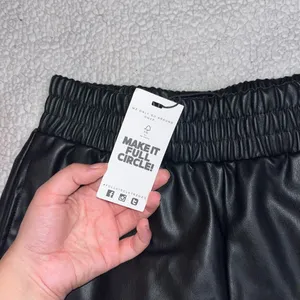 Faux Leather Shorts Black Size M thumbnail 2