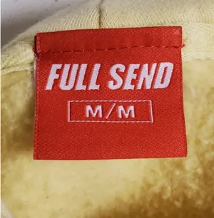 Nelk boys full send hoodie Yellow Size M thumbnail 5