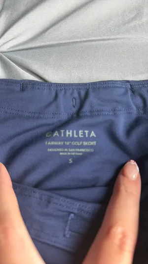 Athleta Golf Skort Fairway 18" Navy thumbnail 2