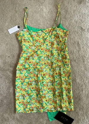 ASTR Keyhole Wrap Floral Mini Dress thumbnail 7