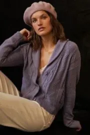 Anthropologie Pilcro Cable Knit Cardigan thumbnail 1