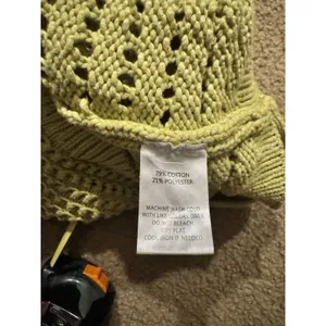 Broadway Crochet Tank Top - Women's Medium, Sage Cotton Blend thumbnail 13
