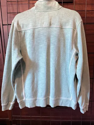 Tommy Bahama Light Blue Quarter-Zip Pullover thumbnail 6