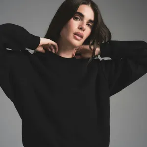 Skims Sweatshirt (Gar) Onxy crewneck pullover Onxy nwt size S thumbnail 1