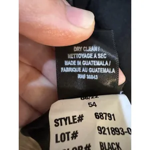 Sam Edelman Clean Notch 2 Button Wool Black Jacket Coat Size 8 $220 thumbnail 7