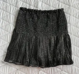Zara New Black Shinny Skirt Small thumbnail 2