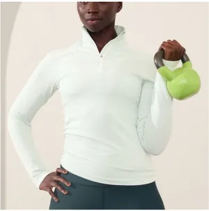 Athleta flurry seamless half zip  thumbnail 1
