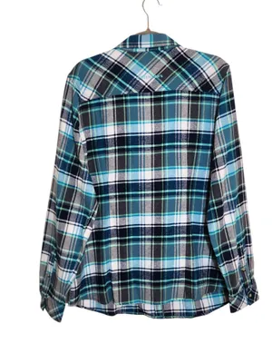 Legendary Whitetails Blue Plaid Flannel Shirt Size XL thumbnail 2