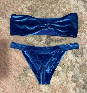 Frankie’s Bikinis Blue Velvet Bikini thumbnail 2