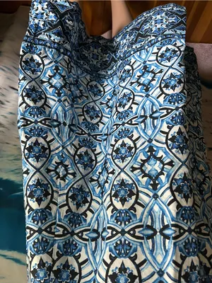 The Limited Women’s Blue & White Floral Sleeveless Printed A-Line Dress 14 thumbnail 8