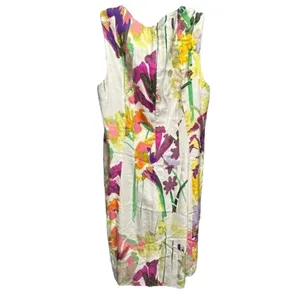 Calvin Klein Womens Multicolor Floral Sleeveless Back‎ Zip Sheath Dress SZ 14 thumbnail 3