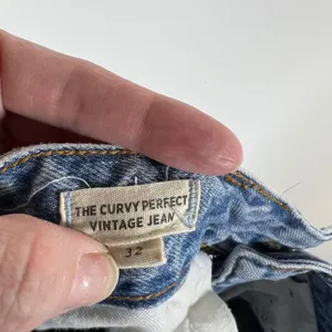 Madewell The Curvy Perfect Vintage Jean‎ Light Wash High Rise Tapered Denim 32 thumbnail 11