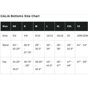 CALIA High Waisted Shirred V Front Swim Bottoms White XL NEW thumbnail 3