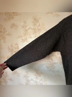 Vintage 90s Eddie Bauer Gray Merino Wool Turtleneck Sweater M thumbnail 4