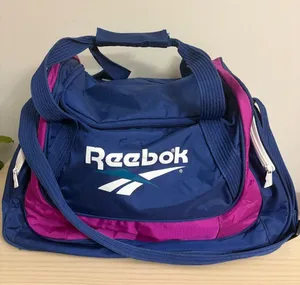 Reebok Vintage Blue and Magenta Duffel gym bag thumbnail 1