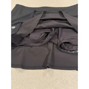 Athleta Black Tennis Skirt‎ Skort with Built-in Shorts Women's Size L thumbnail 4
