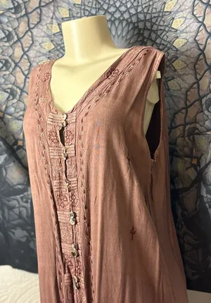 Beautiful and Unique Brown Native-Like Dress thumbnail 1