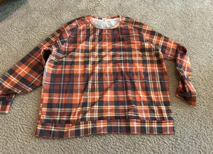 Woman top shirt sweater blouse size 2xl fall colors thumbnail 1