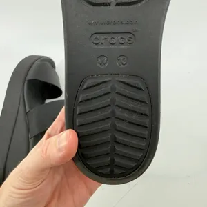 Crocs Brooklyn Mid Wedge Sandal Flip Flop Black Women 10 Summer Beach Vacation thumbnail 9