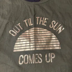 OP Olive Tank Top with Gold Sun Graphic thumbnail 2
