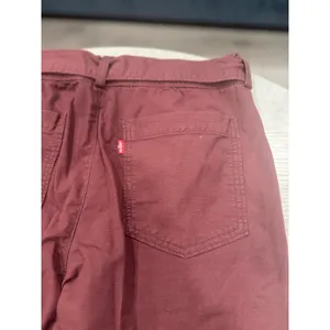 Levi's Burgundy Paperbag Jogger Pants Women's Small Stretch Pull On thumbnail 3