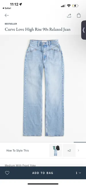 Abercrombie Curve Love Jeans thumbnail 4