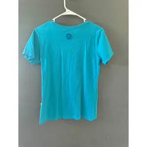 Life is Good‎ Womens Crusher Tee V-Neck Mountain Hiking Graphic T-Shirt Blue S thumbnail 7