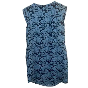 ✨Cabi Java Sz Small Dress Drawstring Blue Floral✨ thumbnail 6