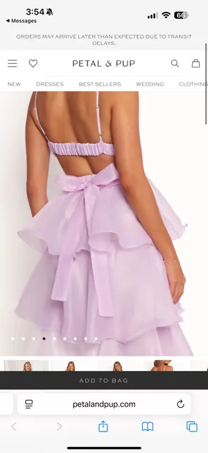 Stunning Pink/Lilac dress from Petal and Pup thumbnail 2