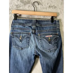 Hudson Signature Bootcut Jeans Sz 28 Low‎ Rise Medium Wash Flap Pocket Denim Y2K thumbnail 5