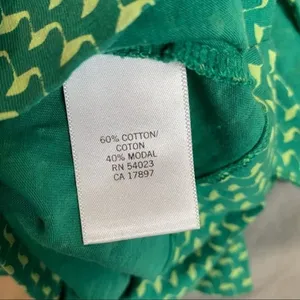 Banana Republic Ruffle Front Green Blouse thumbnail 8