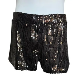 NWT Womens Spirit Halloween Adult Black Sequins Sequin Stunning Shorts - Sz XL thumbnail 3