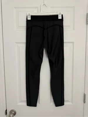 Alo Airlift High-Waist 7/8 Line Up Black Legging Size XS thumbnail 3