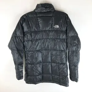 The North Face Womens Transit Puffer Jacket Down Full Zip Pockets Black S thumbnail 2