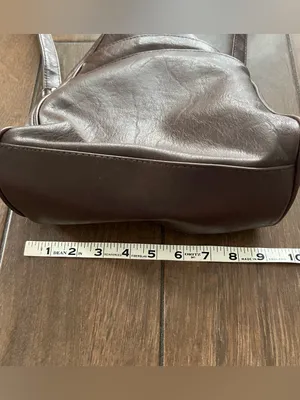 Faux Leather Brown Backpack Purse thumbnail 10