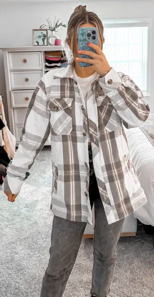 Aerie Oversized Shacket thumbnail 1