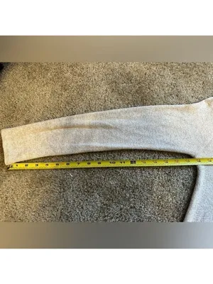 H&M Turtleneck Sweater Fine Knit Cream White XS thumbnail 10