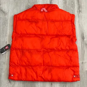 NWT FP Movement Free People‎ In a Bubble Puffer Vest Orange Size M Primaloft thumbnail 9