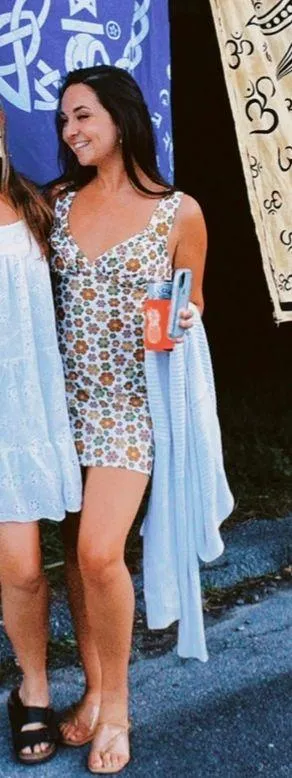 Verge Girl 70s Poolside Bias Cut Mini Dress thumbnail 7