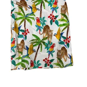 Farm Rio Tropical‎ Paradise One Shoulder Cut Out Midi Dress Women's Size Large thumbnail 9