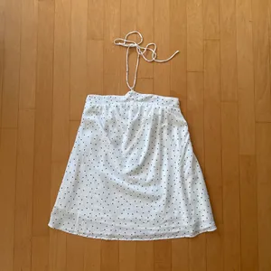 Princess Polly Moonlit white polka dot halter mini dress thumbnail 2