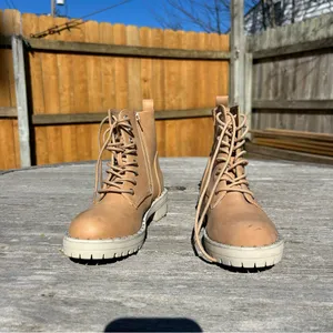 DV BY DOLCE VITA Opalus Womens Zipper Lace Up Combat‎ Boots size 7 thumbnail 2