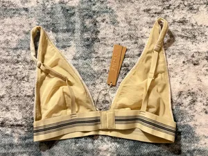 SKIMS Cotton Rib Plunge Bralette thumbnail 6