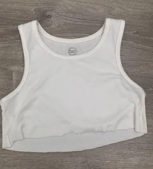 White Halter Tank thumbnail 1