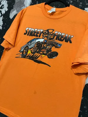 Street Freak Hot Rod Racing Cartoon Shirt thumbnail 2