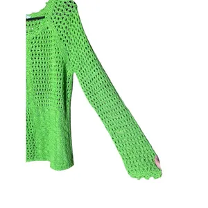 French Laundry Green Knit‎ Sweater Size M thumbnail 3
