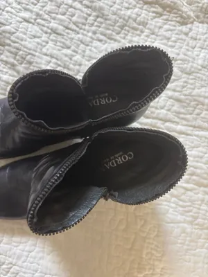 Cordani Leather Black Ankle Boots Size 7.5 thumbnail 4