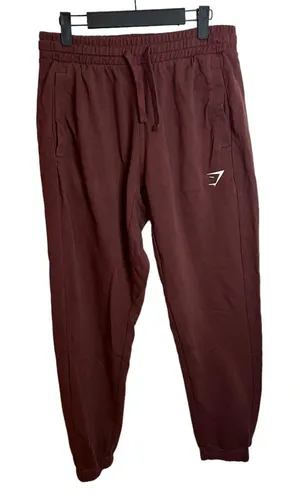 Gymshark Maroon Training Fleece Joggers thumbnail 1