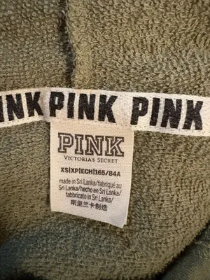 Victoria Secret PINK Green Hoodie with Pockets thumbnail 5