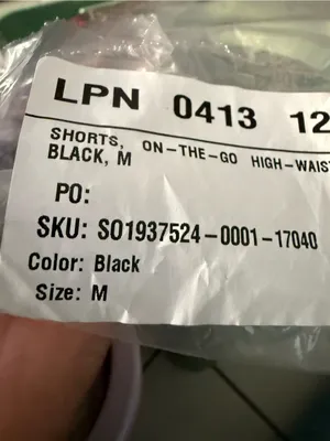 Fabletics On-The-Go PowerHold Ultra HW 6'' Short in Black NWT thumbnail 4